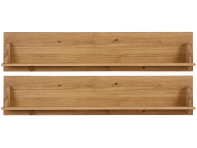 2 Prateleiras de madeira rústica | Melissa